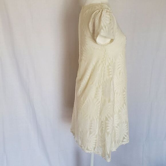 Kimchi Blue babydoll sunflower daisy lace dress Small - Picture 5 of 9